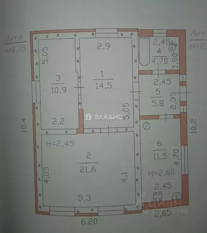 Дом в Краснодарский край, Ейское с/пос, пос. Октябрьский ул. Парковая ... - Фото 2