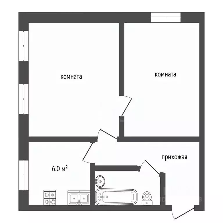 2-к кв. Владимирская область, Муром Юбилейная ул., 5 (357.2 м) - Фото 2