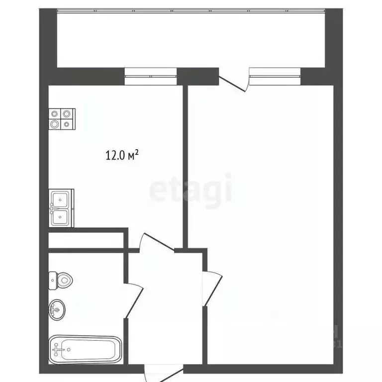 1-к кв. Ямало-Ненецкий АО, Новый Уренгой Созидателей мкр, 4/1 (35.3 м) - Фото 2