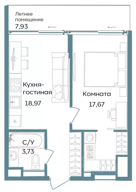1-к кв. Крым, Саки ул. Морская (48.3 м) - Фото 0
