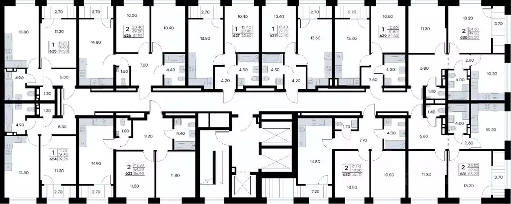 1-к кв. Приморский край, Владивосток ул. Нейбута, 135 (39.2 м) - Фото 2