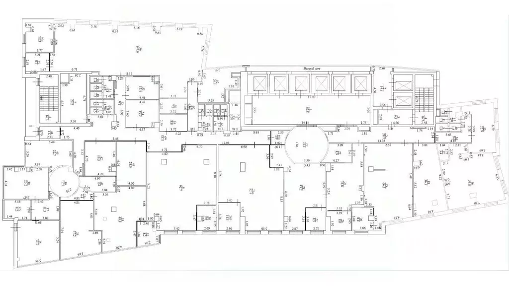 Помещение свободного назначения в Москва ул. Сущевский Вал, 18 (1495 ... - Фото 2