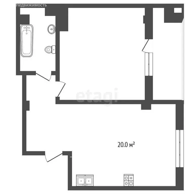 1-комнатная квартира: Симферополь, улица Маршала Советского Союза ... - Фото 1