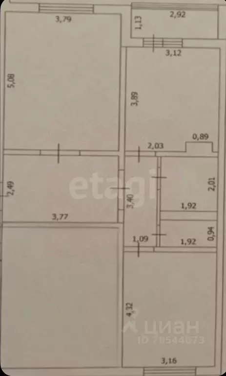 2-к кв. Оренбургская область, Оренбург ул. Мира, 3/1 (65.0 м) - Фото 2