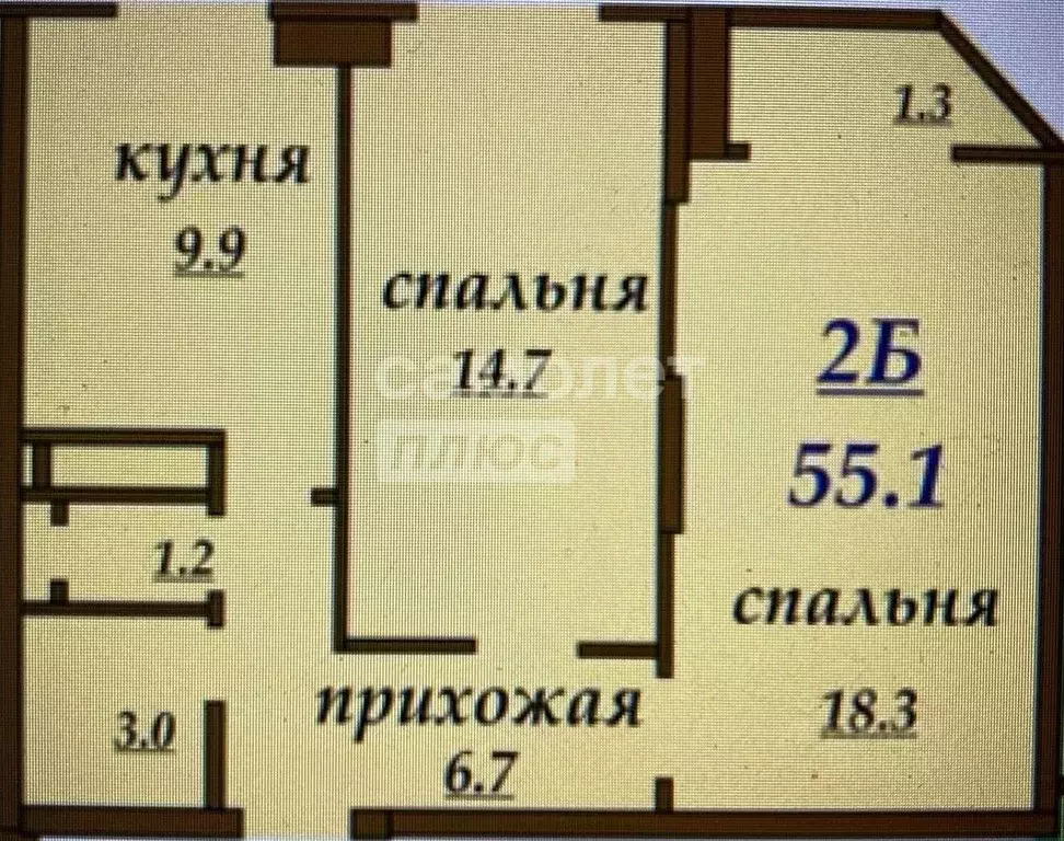 2-к кв. Московская область, Химки ул. Москвина, 10 (54.2 м) - Фото 1