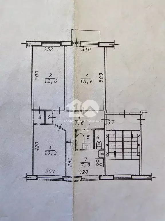 3-к. квартира, 58,5 м, 3/5 эт. - Фото 0
