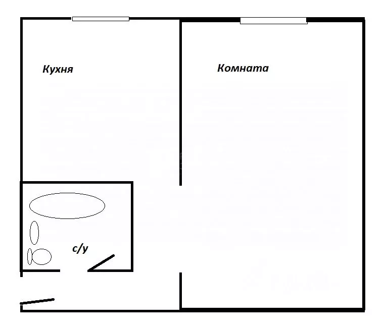 1-к кв. Тульская область, Тула Филимоновская ул., 19 (31.9 м) - Фото 1