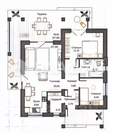 Дом в Калининградская область, Зеленоградский муниципальный округ, ... - Фото 2
