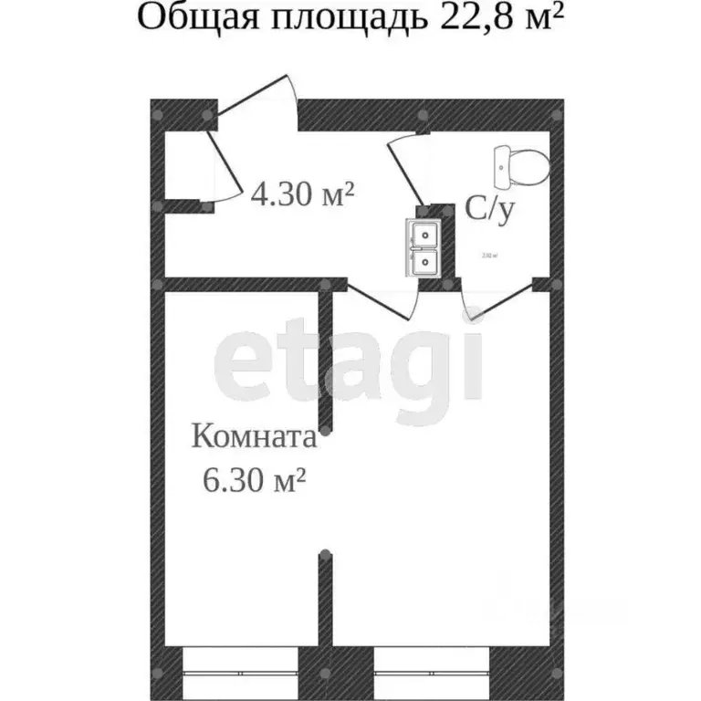 Комната Вологодская область, Вологда ул. Ильюшина, 13 (23.0 м) - Фото 2