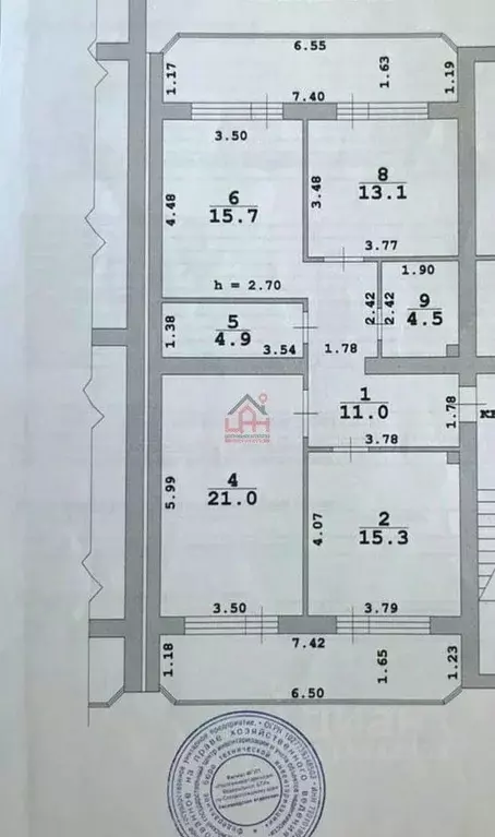 3-к кв. Ставропольский край, Ессентуки Баррикадная ул., 6А (109.4 м) - Фото 1