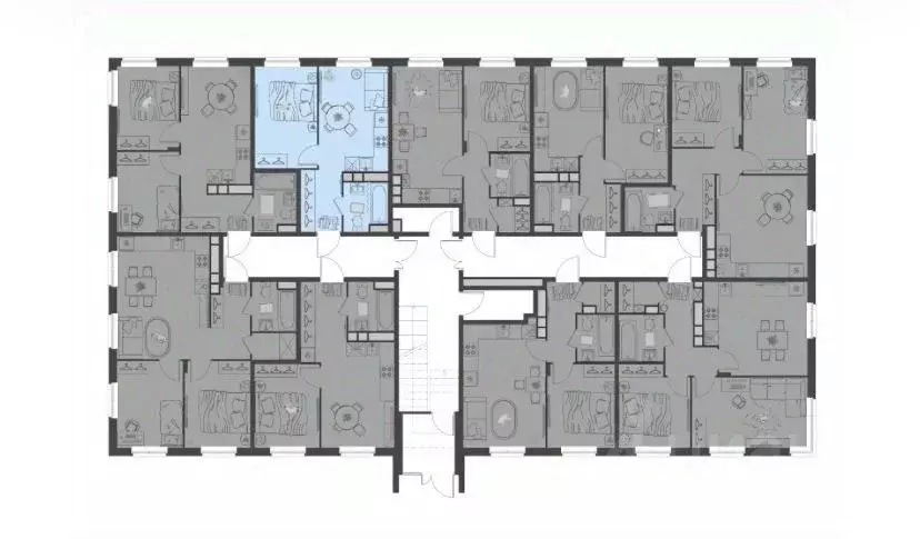 1-к кв. Нижегородская область, Нижний Новгород Культура с/пос, 26А ... - Фото 2