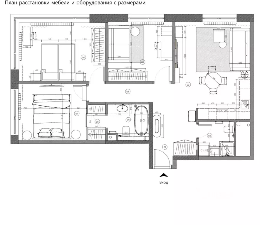 3-к кв. Москва Волгоградский просп., 32/5к4 (79.0 м) - Фото 1