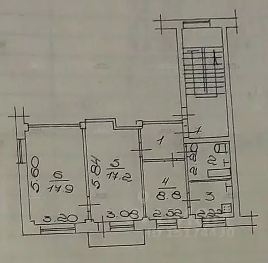 2-к кв. Калужская область, Калуга ул. Веры Андриановой, 24 (59.8 м) - Фото 2
