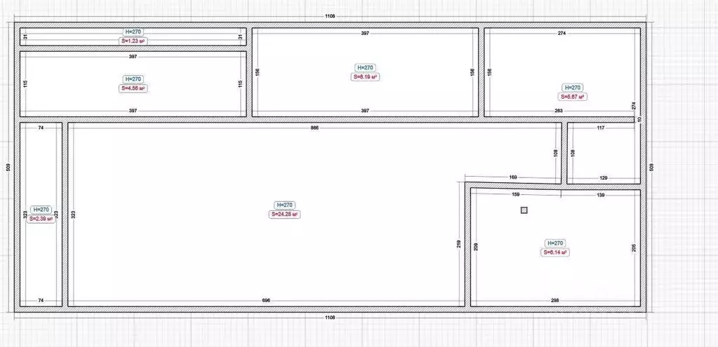 3-к кв. Ингушетия, Карабулак ул. Осканова (64.0 м) - Фото 1