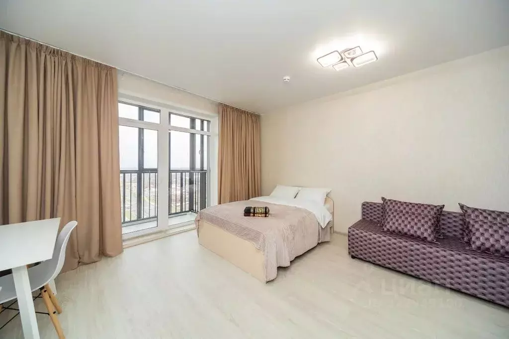 Студия Пермский край, Пермь ул. Барамзиной, 32В (33.0 м) - Фото 0