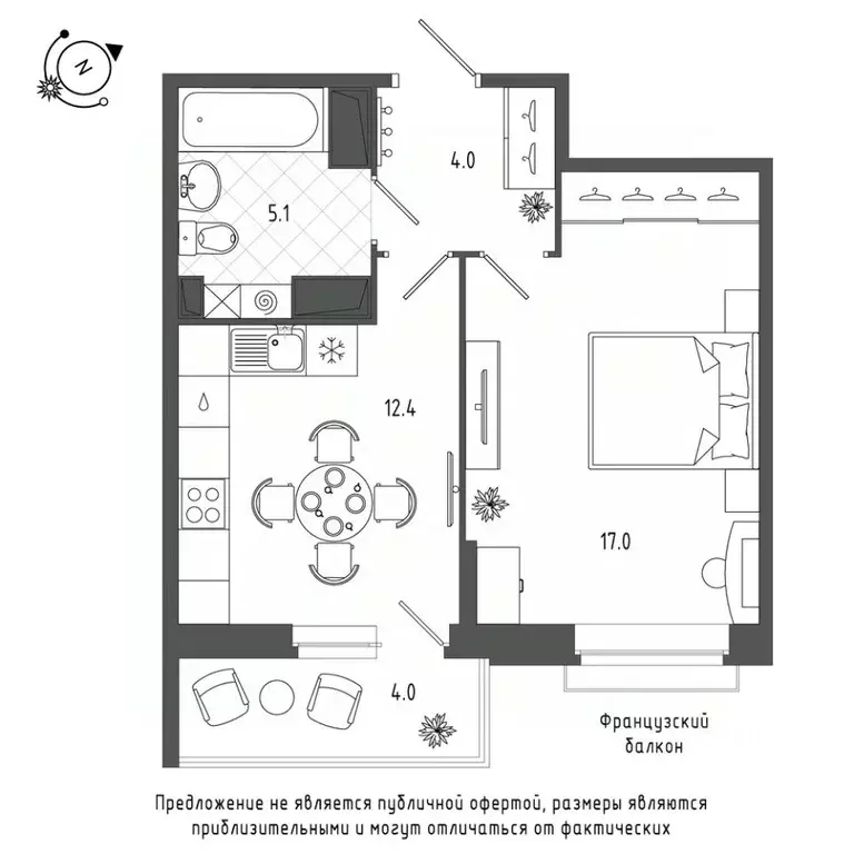 1-к кв. Санкт-Петербург Черниговская ул., 17 (41.0 м) - Фото 0