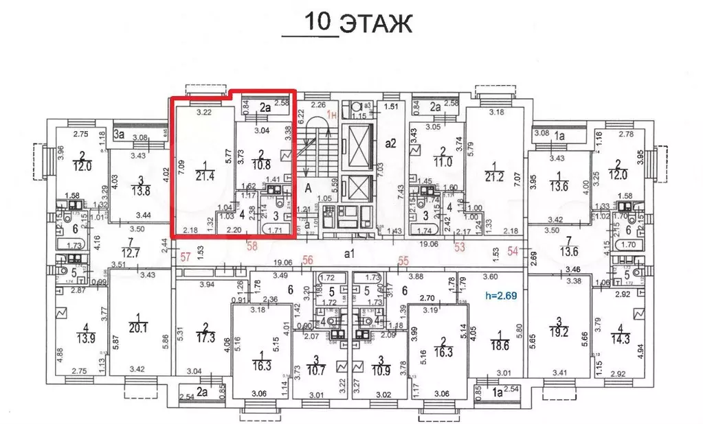 Аукцион: 1-к. квартира, 39,9 м, 10/11 эт. - Фото 0