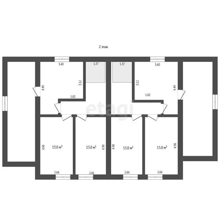 2-комнатная квартира: Ярославский муниципальный округ, деревня ... - Фото 1