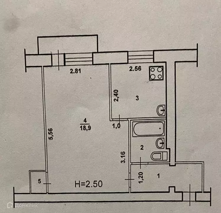 Продаётся 1-к квартира, 32.7 м - Фото 0