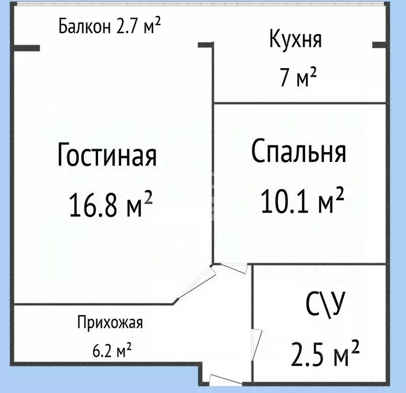2-к кв. Дагестан, Махачкала ул. Героев Дагестана, 10В (45.3 м) - Фото 2