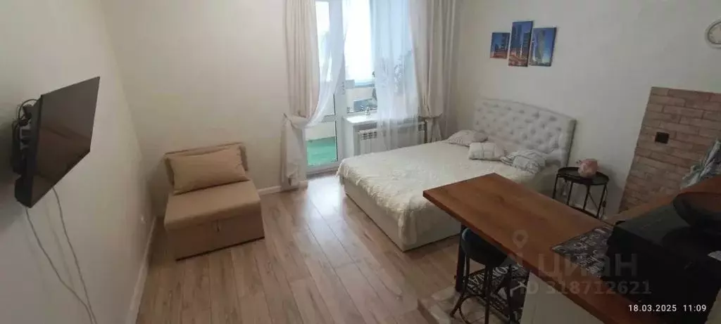 Студия Новосибирская область, Кольцово рп ул. Рассветная, 10 (22.0 м) - Фото 1