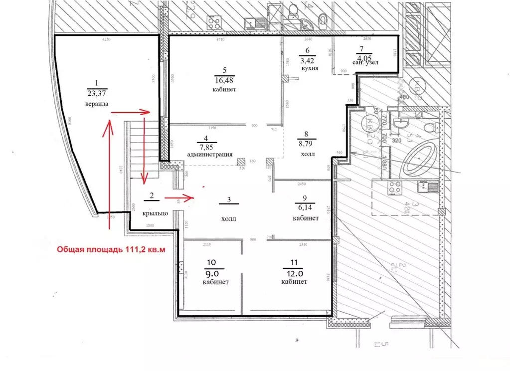Помещение свободного назначения в Московская область, Красногорск ... - Фото 1