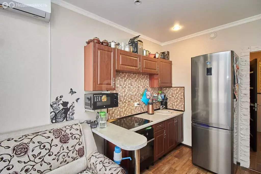 1-комнатная квартира: Тюмень, микрорайон Антипино, Беловежская улица, ... - Фото 0