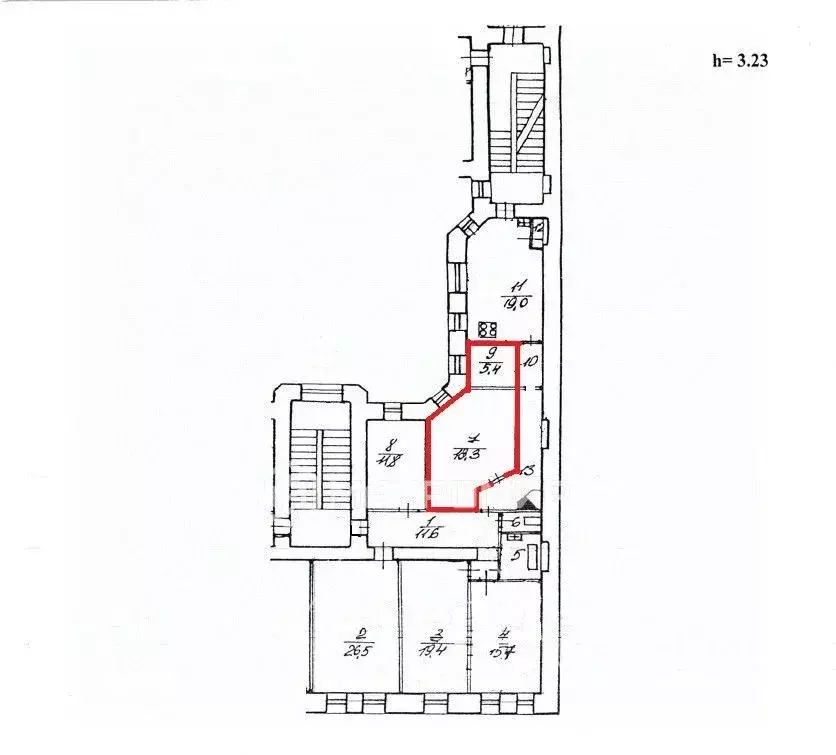Комната Санкт-Петербург Псковская ул., 5 (23.7 м) - Фото 2
