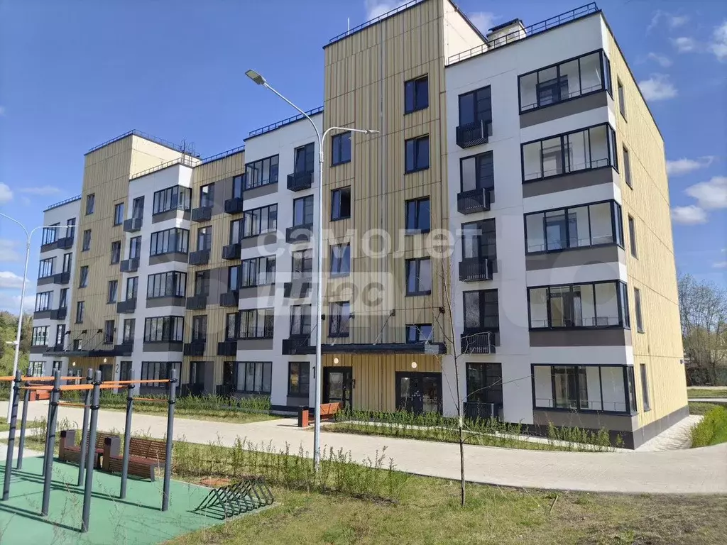 1-к. квартира, 34,6 м, 4/5 эт. - Фото 0