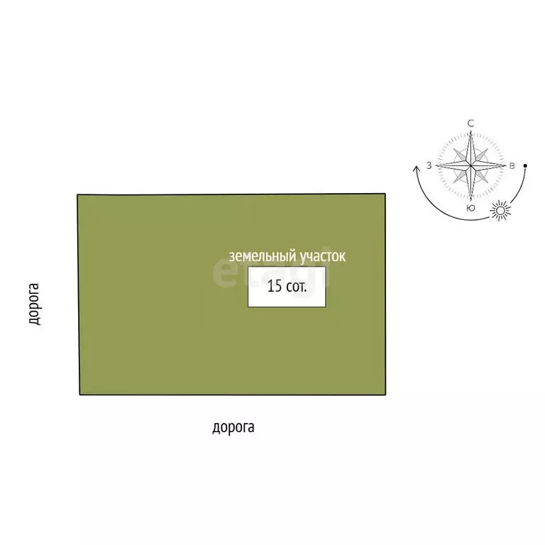 Участок в Эльбрусский район, село Былым (15 м) - Фото 1