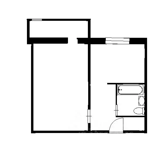 1-к кв. Новосибирская область, Новосибирск Спортивная ул., 5 (38.0 м) - Фото 2
