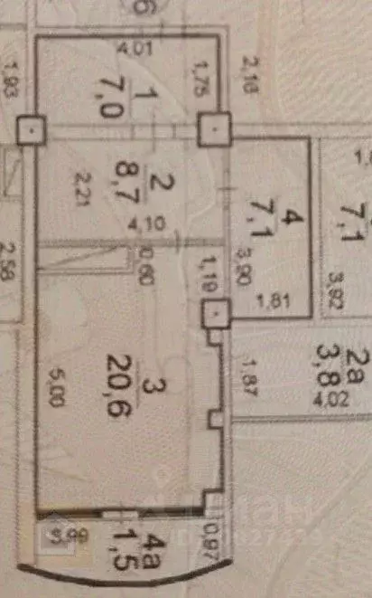 1-к кв. Крым, Ялта ул. Кривошты, 11А (45.0 м) - Фото 2