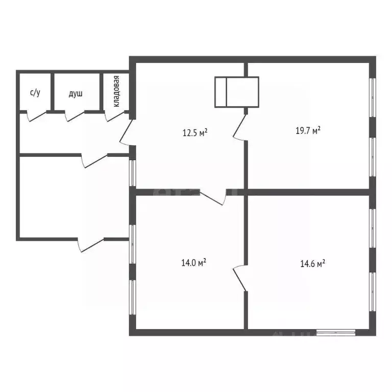 Дом в Красноярский край, Емельяново пгт ул. Московская, 415 (72 м) - Фото 1