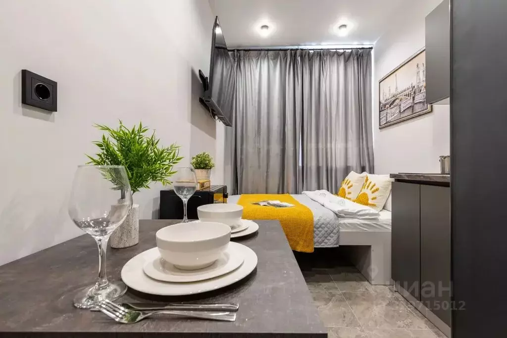 1-к кв. Санкт-Петербург Бумажная ул., 22к2 (9.0 м) - Фото 1