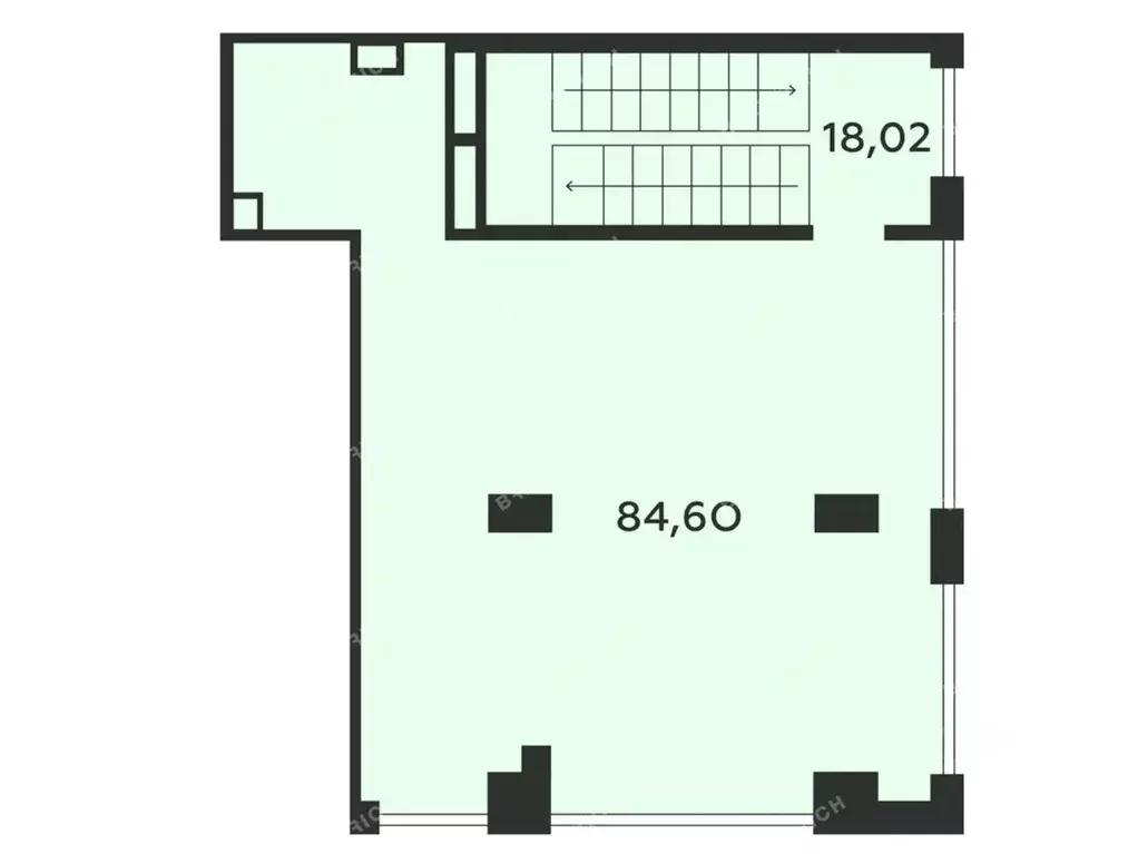 Офис в Санкт-Петербург Коломяжский просп., 19 (103 м) - Фото 1