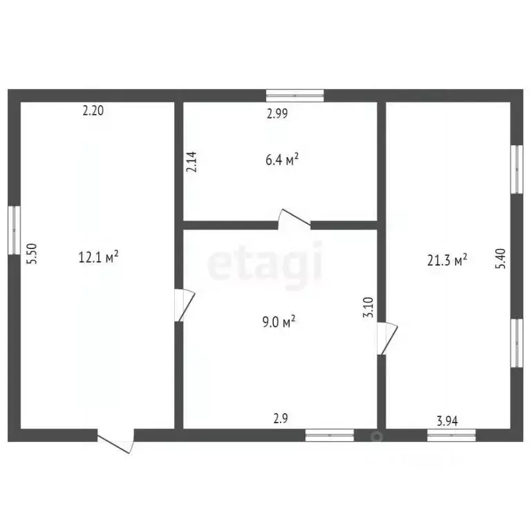 Дом в Саратовская область, Романовка рп ул. Шевченко, 154 (50 м) - Фото 1