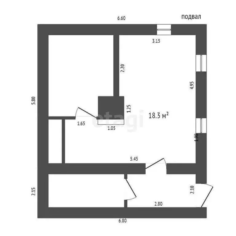 Дом в Новокузнецк, проезд Менжинского (49.6 м) - Фото 2