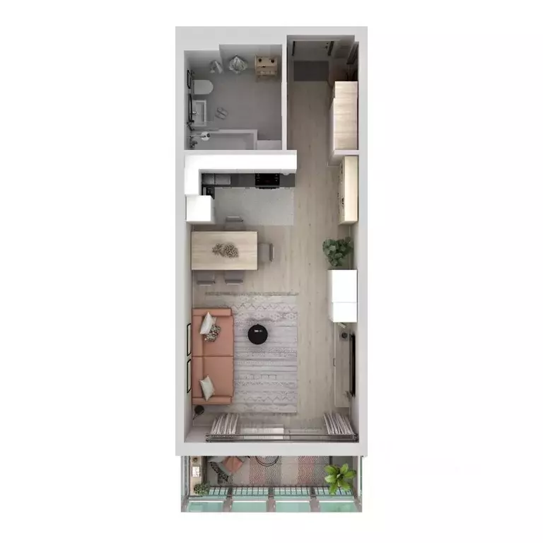 1-к кв. Красноярский край, Красноярск ул. Светлова (36.17 м) - Фото 1