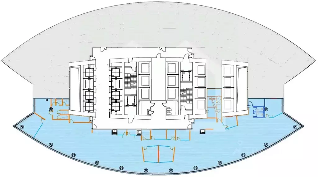 Помещение свободного назначения в Москва наб. Пресненская, 10блокС ... - Фото 2