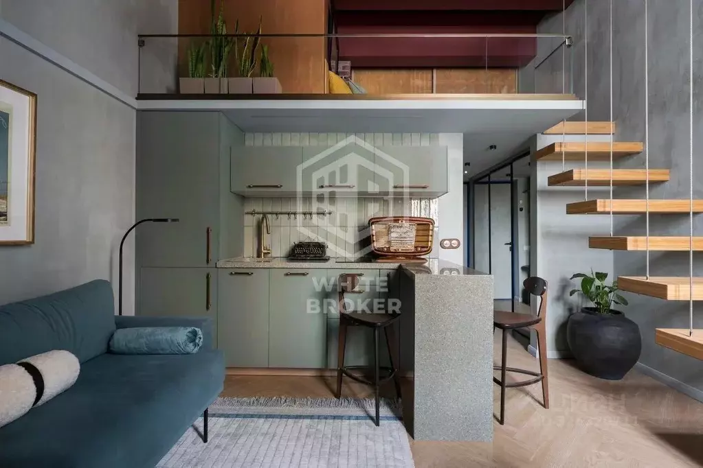 Студия Москва Нижегородская ул., 32С3 (30.0 м) - Фото 1