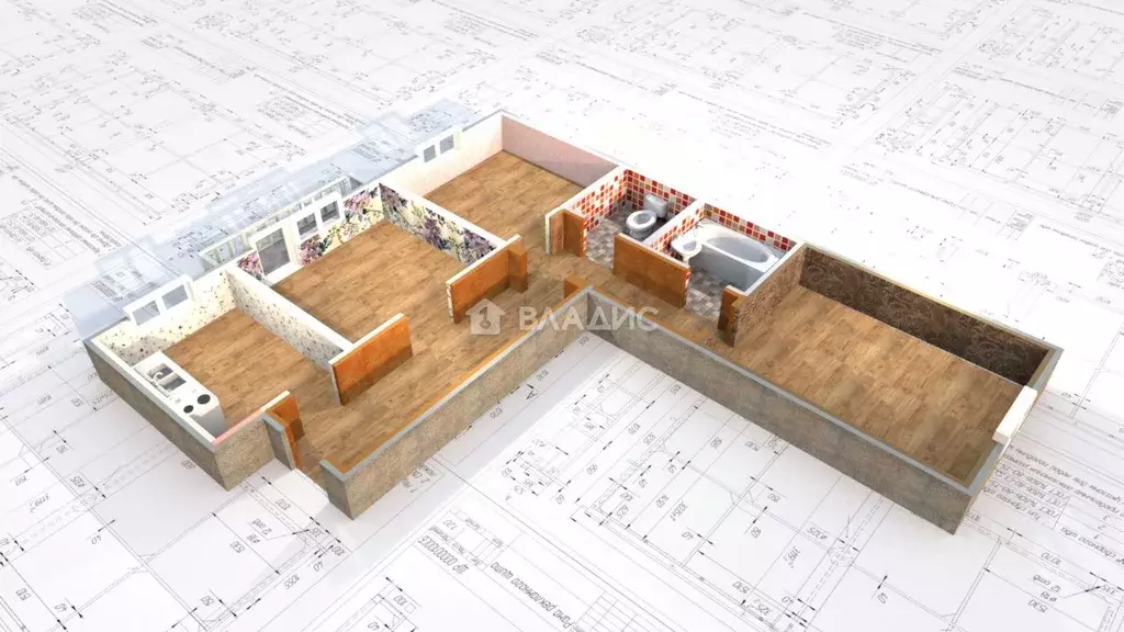 3-к кв. Иркутская область, Ангарск 29-й мкр, 5 (63.3 м) - Фото 1