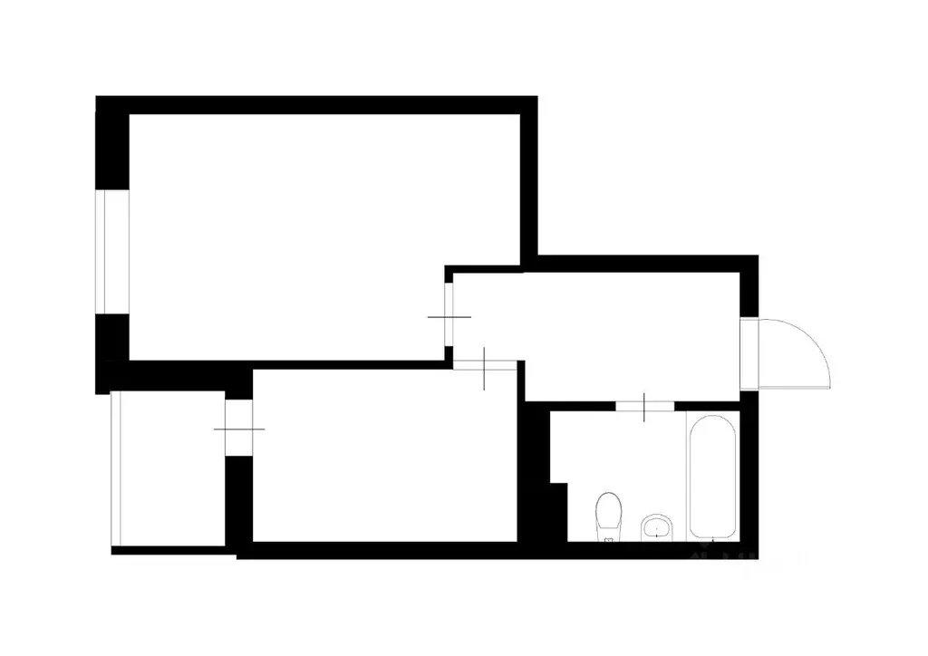 1-к кв. Воронежская область, Воронеж Электровозная ул., 2 (40.9 м) - Фото 2