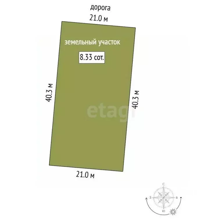 Участок в Владимирская область, Муром с. Панфилово,  (8.33 сот.) - Фото 1