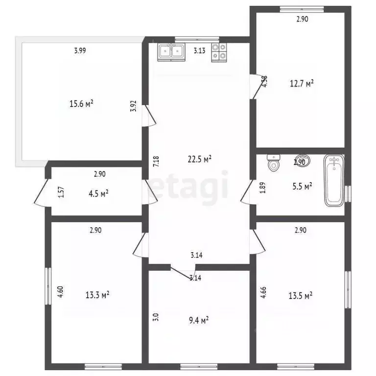 Дом в Костромская область, Кострома ул. Героев, 126 (120 м) - Фото 2