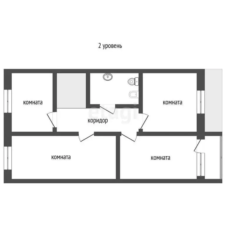 5-комнатная квартира: Томск, улица Розы Люксембург, 103 (119.4 м) - Фото 1