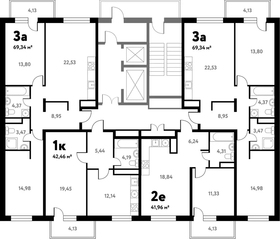 2-к кв. Московская область, Пушкино Мамонтовка мкр, Школьная ул., ... - Фото 2