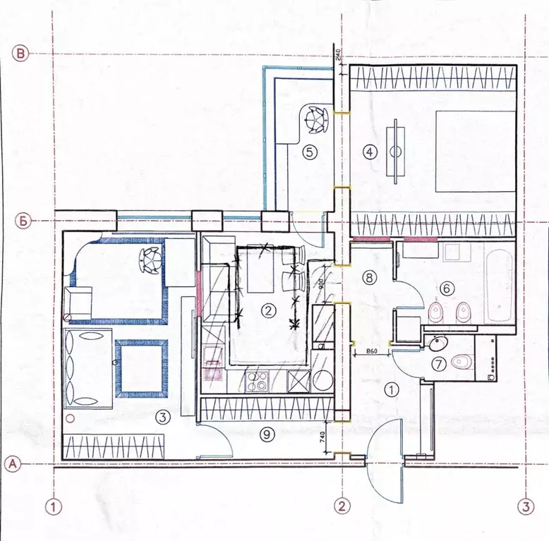 2-к кв. Санкт-Петербург Капитанская ул., 4 (74.0 м) - Фото 2