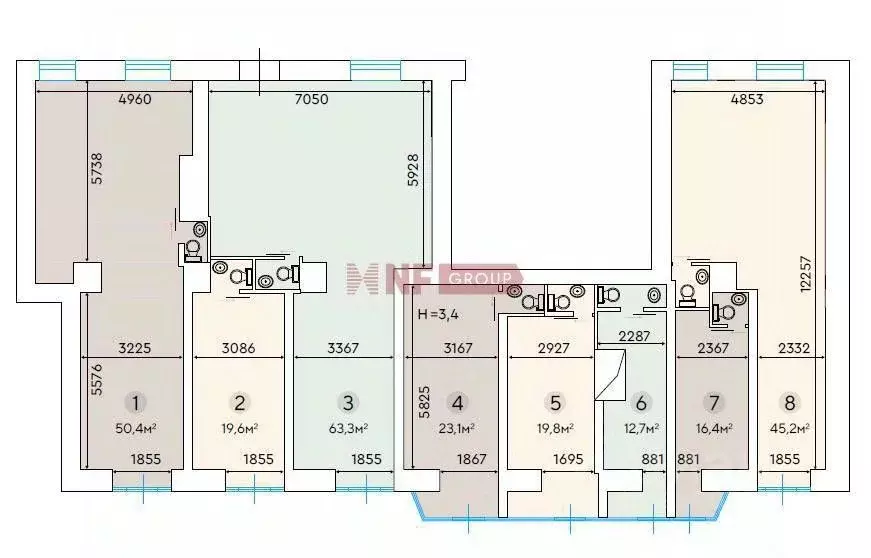 Торговая площадь в Москва Ленинградский просп., 33К3 (50 м) - Фото 1