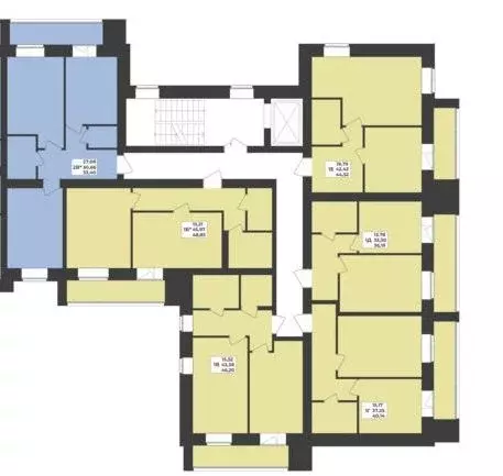 1-к кв. татарстан, с. высокая гора ул. егорова, 4 (48.85 м) - Фото 1