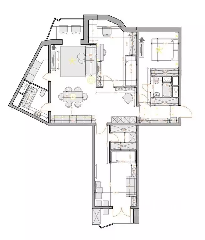 3-к кв. Московская область, Красногорск бул. Красногорский, 18 (107.4 ... - Фото 2